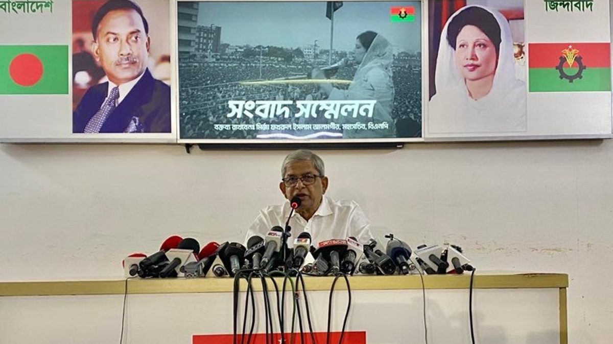 ঢাকায় ঢুকে ফখরুল বললেন, তাপসের কথা গুরুত্বই দেই না