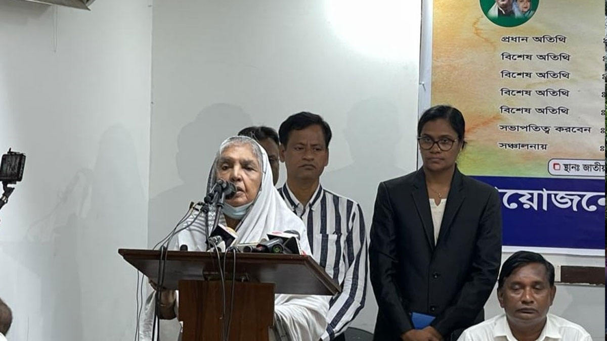 আগস্ট আমাদের শোকের মাস, কান্নার মাস : মতিয়া চৌধুরী