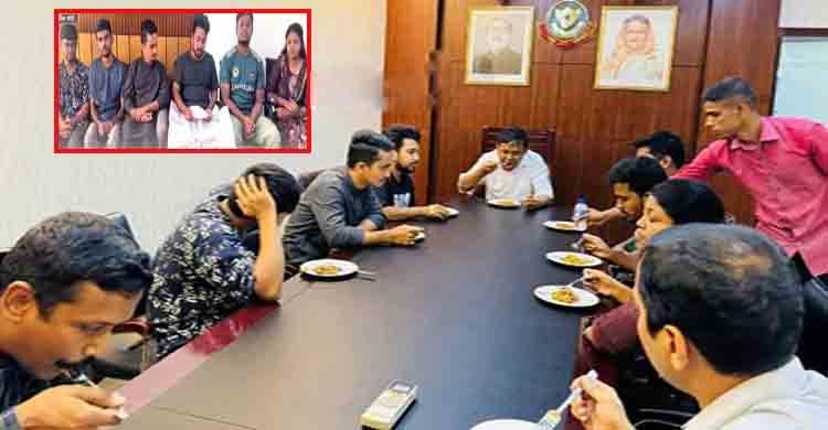 ডিবি অফিসে জোর করে খাবার টেবিলে বসিয়ে ভিডিও করা হয়: ছয় সমন্বয়ক