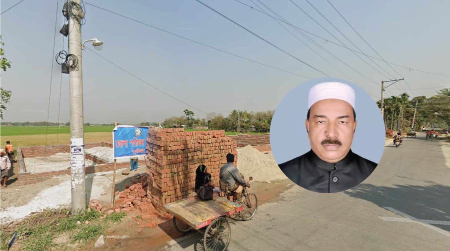 কুষ্টিয়ায় সাবেক জেলা পরিষদ চেয়ারম্যানের বিরুদ্ধে জমি দখলের অভিযোগ