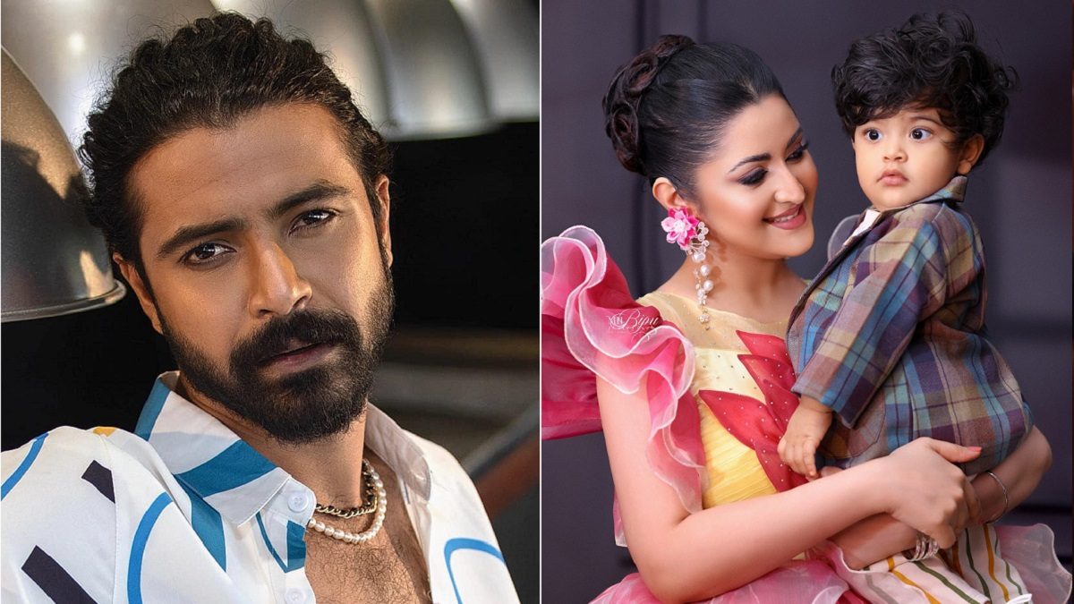 বাবাকে চিনতে পারেননি পরীমণির ছেলে!