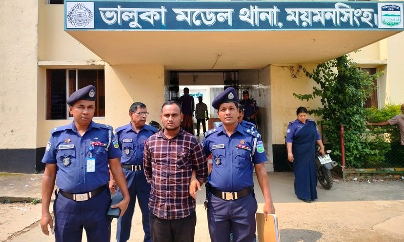 ভালুকায় স্কুলছাত্রী হত্যা মামলায় স্বামী গ্রেপ্তার