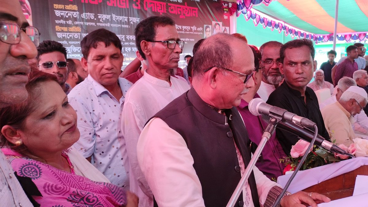 বিএনপি-জামায়াত সরকার রেল ব্যবস্থা ধ্বংস করেছিল : রেলমন্ত্রী