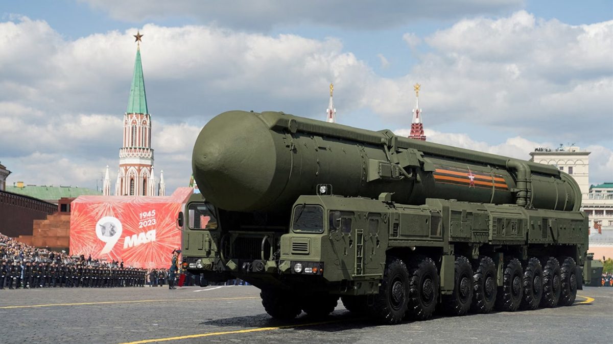 Russia test-fired an intercontinental ballistic missile