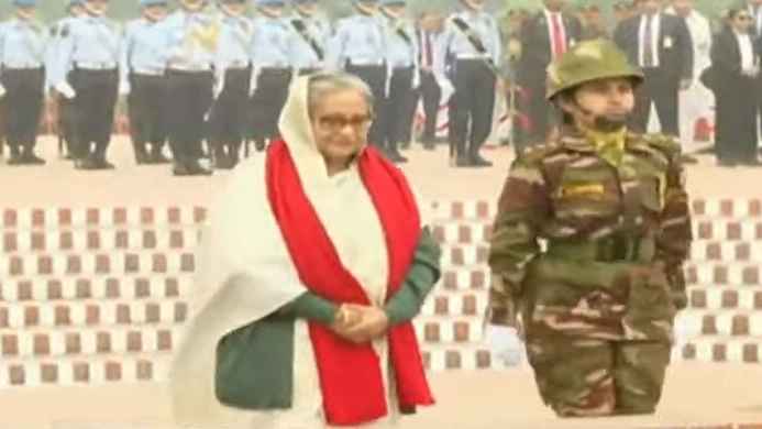 জাতীয় স্মৃতিসৌধে নতুন মন্ত্রিসভার শ্রদ্ধা