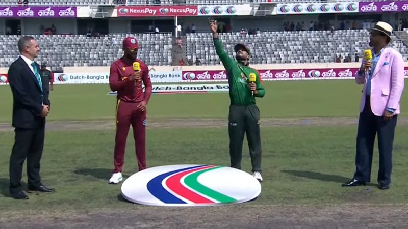 সিরিজ জয়ের লক্ষ্যে টস জিতে ব্যাটিংয়ে বাংলাদেশ