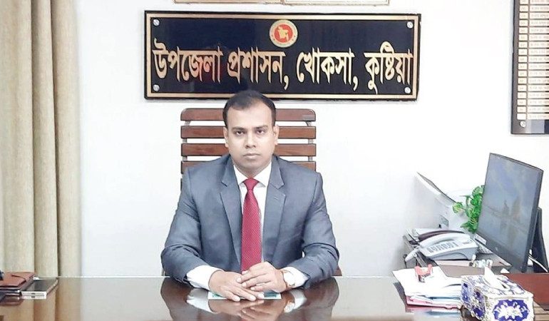 খোকসায় ইউএনও'র ফোন নম্বর ক্লোন করে চাঁদা দাবি