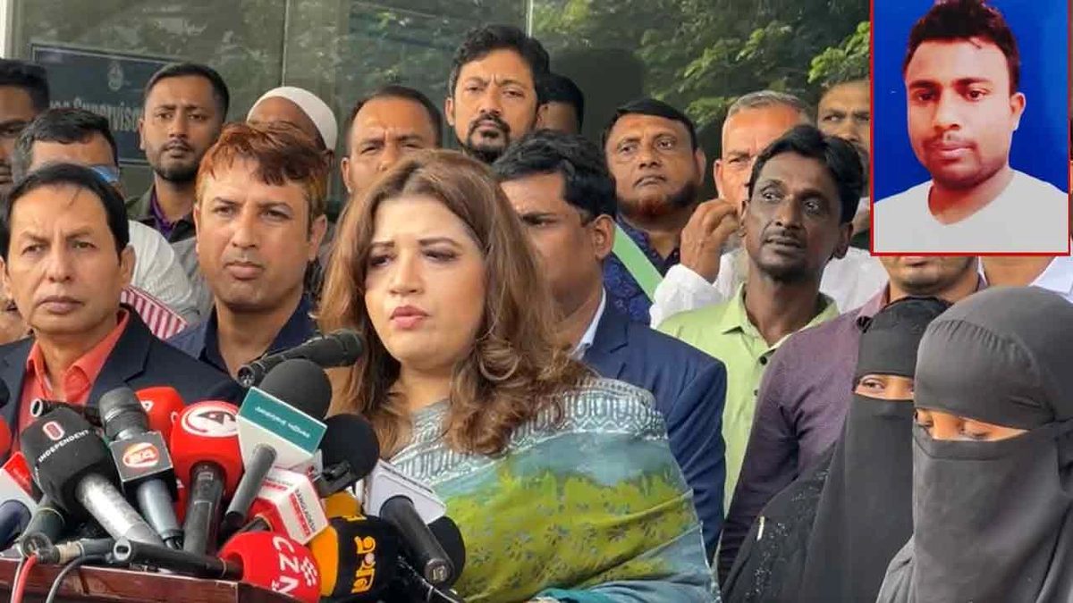 সৌদিতে নিহত শাহেদের মরদেহ গ্রহণ করলেন শামা ওবায়েদ